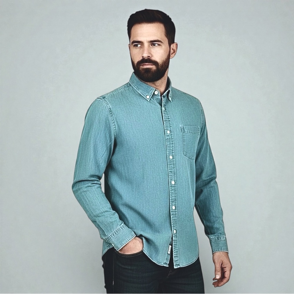 Lucky Brand Lightweight Denim Shirt